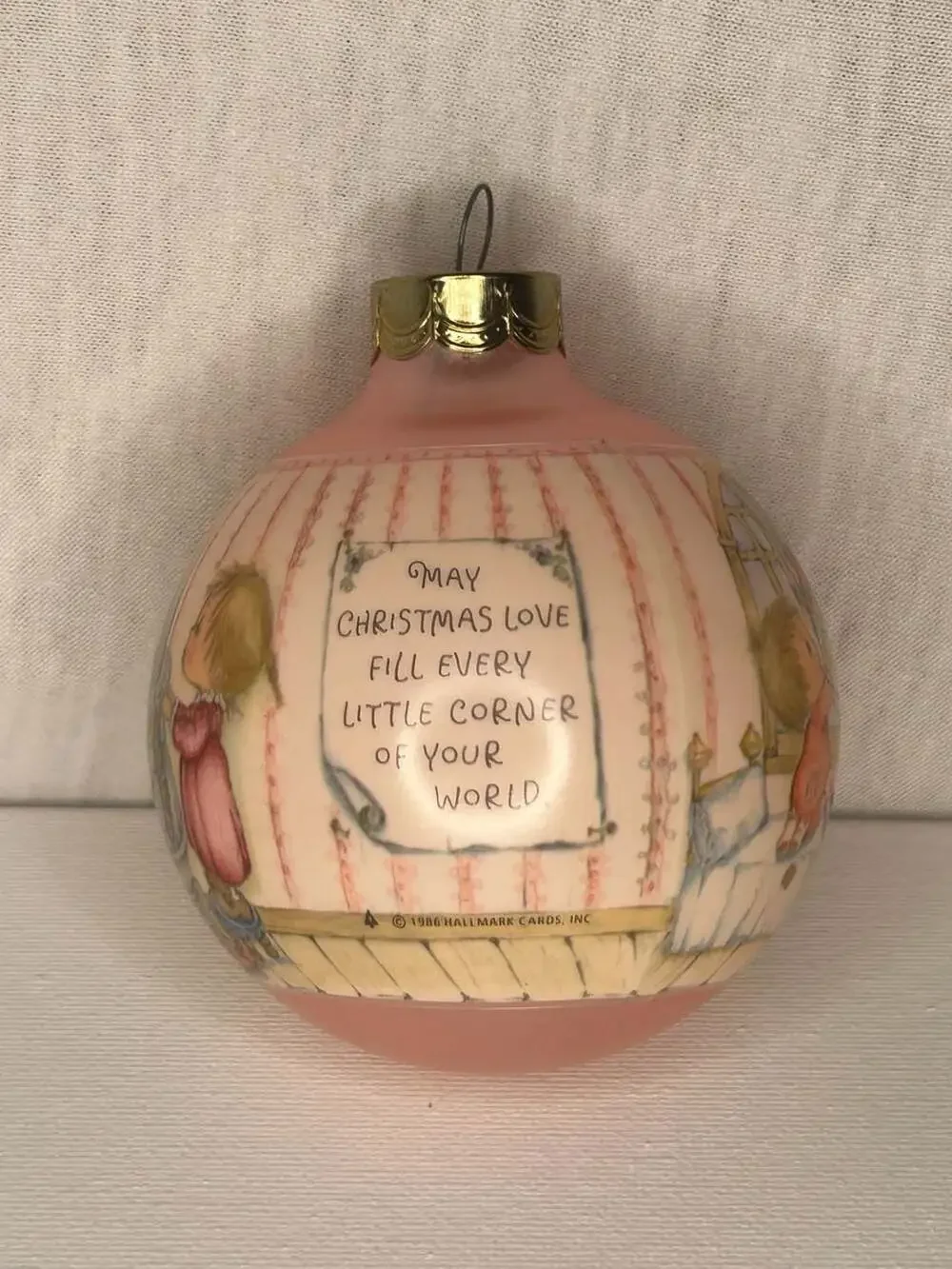 Hallmark pink frosted
